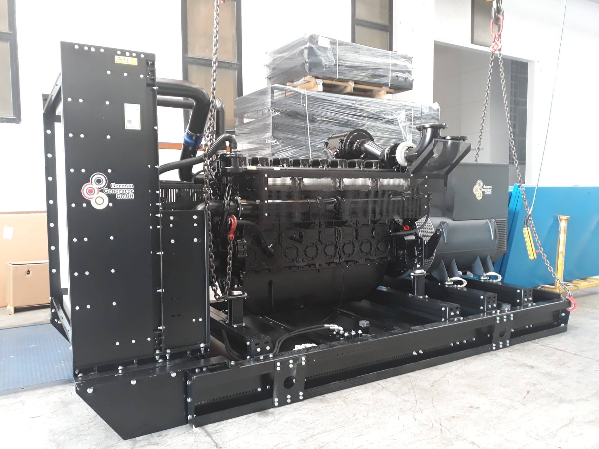 Offenes Notstromaggregat 1022 kVA mit Perkins Motor und Mecc Alte Generator