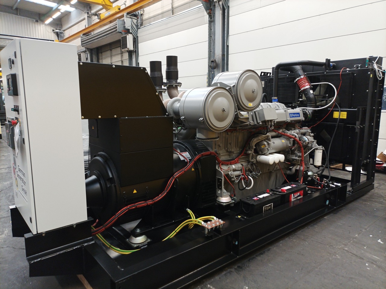 Offenes Notstromaggregat 1000 kVA mit Perkins Dieselmotor und Stamford Generator